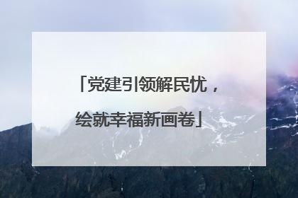 党建引领解民忧，绘就幸福新画卷